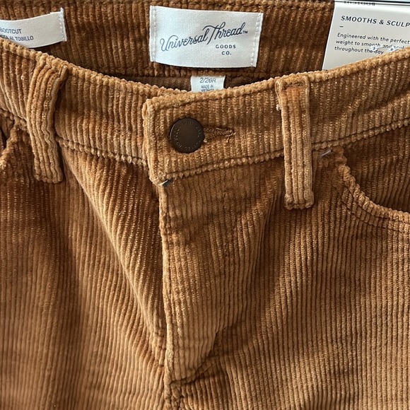 Universal Thread corduroy ankle boot cut jeans - size 2 - Picture 2 of 7